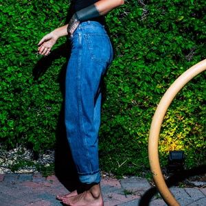 Size 26 GUESS Woman Pants Baggy Fit High Rise